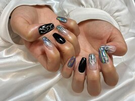 強めユニコーンネイル ￥9500