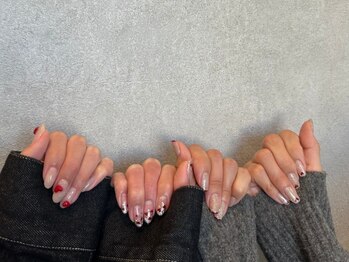 ヘアーアンドエステティック ヴェリス(hair&esthetic Velis)/仲良く親子でネイル