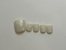 ネイルメゾン 天神店(NAIL MAISON)/ダイヤラメアイボリー春¥7000