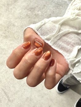 オーク 新潟(OAK)の写真/初回オフ無料♪【マグネットoｒフラッシュorミラー¥5000～】シンプルで上品なネイルに☆
