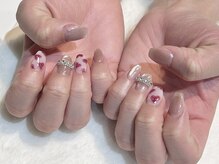 エムワイユーネイル(myu.nail)/手描きハート*