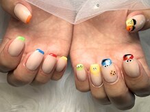 ネイルサロン べルフ(nail salon Verf)/セサミストリートネイル☆