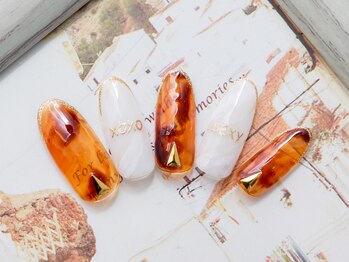 【B】べっ甲ネイル