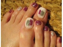 アロアロネイル(aloalo nail)/シンプルお洒落な塗りかけアート
