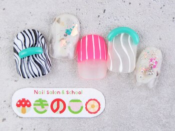 ネイルサロン きのこ/選べるデザインＬコース