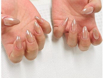 ネイルサロン ドゥ(Nail Salon Doux)/【ほり】ミラーネイル