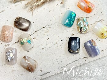 ミチル(Michill)の写真/フットの季節到来！オシャレは足元から♪シンプルだけど大人で華やかなデザイン多数◯