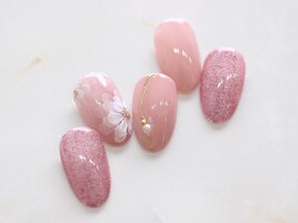 フラワー☆くすみカラー☆和柄
