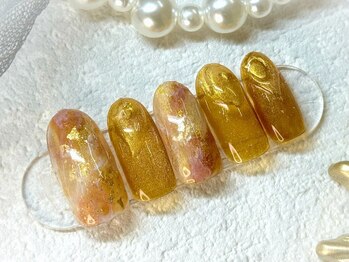 マリーゴールドカラーネイル