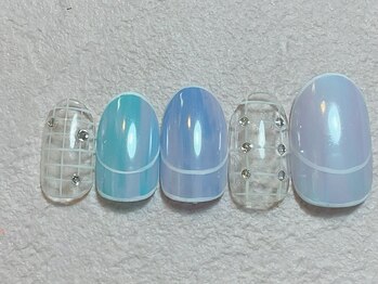 ネイルビート(NAIL BEAT)/オーロラネイル ニュアンス
