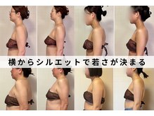 スロウ(SLOW.)の雰囲気（無防備な横姿勢って自力で改善はなかなか難しい…）