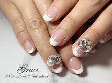 ネイルサロンアンドネイルスクール グレース(Nail salon & Nail school Grace)/スワロフスキーネイル