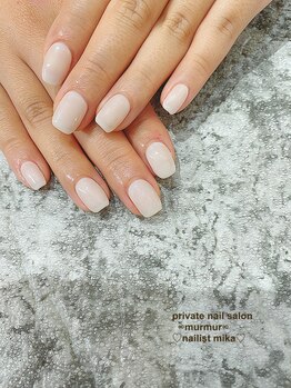 プライベート ネイルサロン マーマ(murmur)/うるつやワンカラー