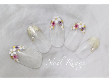 ネイルルージュ(Nail Rouge)/フラワーネイル