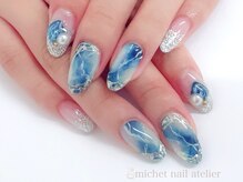 ミケ/天然石×タイダイ