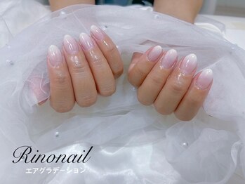 リノ ネイル(Rino nail)/ホワイトグラデ 70906