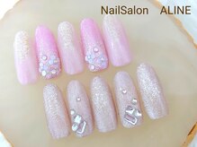 ネイルサロン アリーヌ(ALINE)の雰囲気(【初回オフ無料+ハンドワンカラー¥4500】※写真4月新作¥6500 )