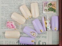 ライトネイルズ イバラキ(light nails IBARAKI)/キレイめフラワーネイル