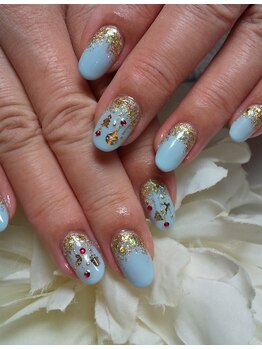 コーラル(CORAL)/オーダークリスマスネイル