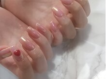 シェリーラメール 原宿店(cherie la mer)/ハートオーロラネイル