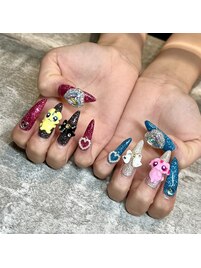 キャラクターネイル