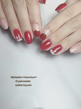 マーマ 八戸ノ里店(murmur)/いちごネイル