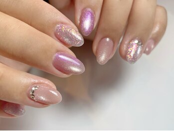 キラネイル アンド アイラッシュ by World Beauty(KIRA)/ピンク　マグネット