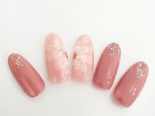 ビーケア 自由が丘店(B.care)/フラワーネイル￥6480