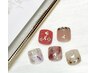 【パラジェル使用】フット選べる親指アート＋ワンカラー　¥8,500