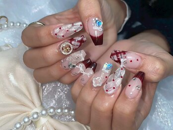 ベルグローアルファネイル(BELLE GROW ALPHA NAIL)/チェックネイル
