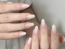 ラメール(La mer)/冬のスノーホワイトネイル