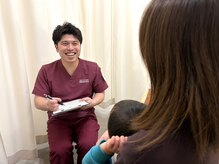 げんき堂整骨院/げんき堂鍼灸院 イオンタウン仙台富沢/お子様と一緒にカウンセリング♪