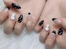 HAND自爪アートやり＋パーツつけ