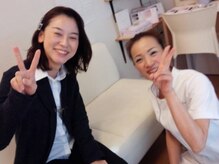 メナードフェイシャルサロン 光の森/お客様と店長