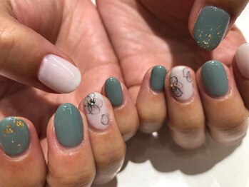テラスアヴェダ ららぽーとエキスポシティ(Terrace AVEDA)/水彩画ネイル