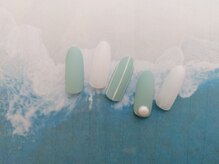 ネイルサロン&スクール ジーナ(GINA)/7月シンプルナチュラルカラー