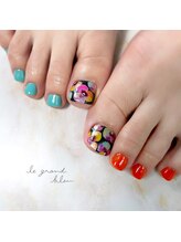 ルグランブルー(le grand bleu)/フット親指アート