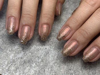 スノー ドロップ(Snow drop)/サテンミラーオレンジ