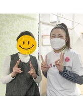 かおりビューティサロン/産後ママさんと一緒の写真