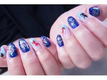 プチリリィ(Petit Lily)/金魚と花火で季節感たっぷり