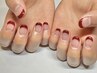 【HAND】クリアベースにフレンチ♪￥7700 パラジェル使用★