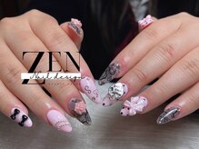 ゼン ネイル デザイン 池袋(ZEN NAIL DESIGN)/* 長 さだしやり放題×つけ放題