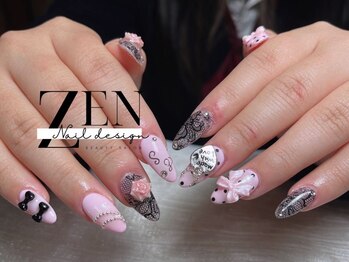 ゼン ネイル デザイン 池袋(ZEN NAIL DESIGN)/* 長 さだしやり放題×つけ放題