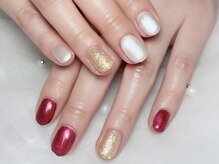 コンサート(Concert)/クリスマス3カラーネイル