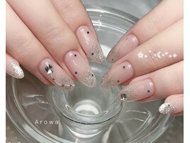 シンプル星ネイル