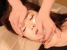 《新規》小顔頭蓋骨矯正＋リンパケア10回コース　￥77,000→￥52,000