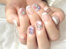 梅雨ネイル/フレンチネイル