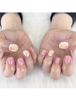 はあとねいる 西鉄久留米店/春っぽニュアンスネイル