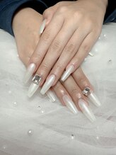 ベル ネイル アート スタジオ(BEL NAIL ART STUDIO)/長さ出しワンカラー