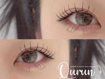 クルン 大阪 御幣島(Qurun)の写真/【最新技術＆Healthy】マツエク×まつパで瞳に光を♪自まつ毛を根元から上げ、理想の上向きまつ毛へ◎